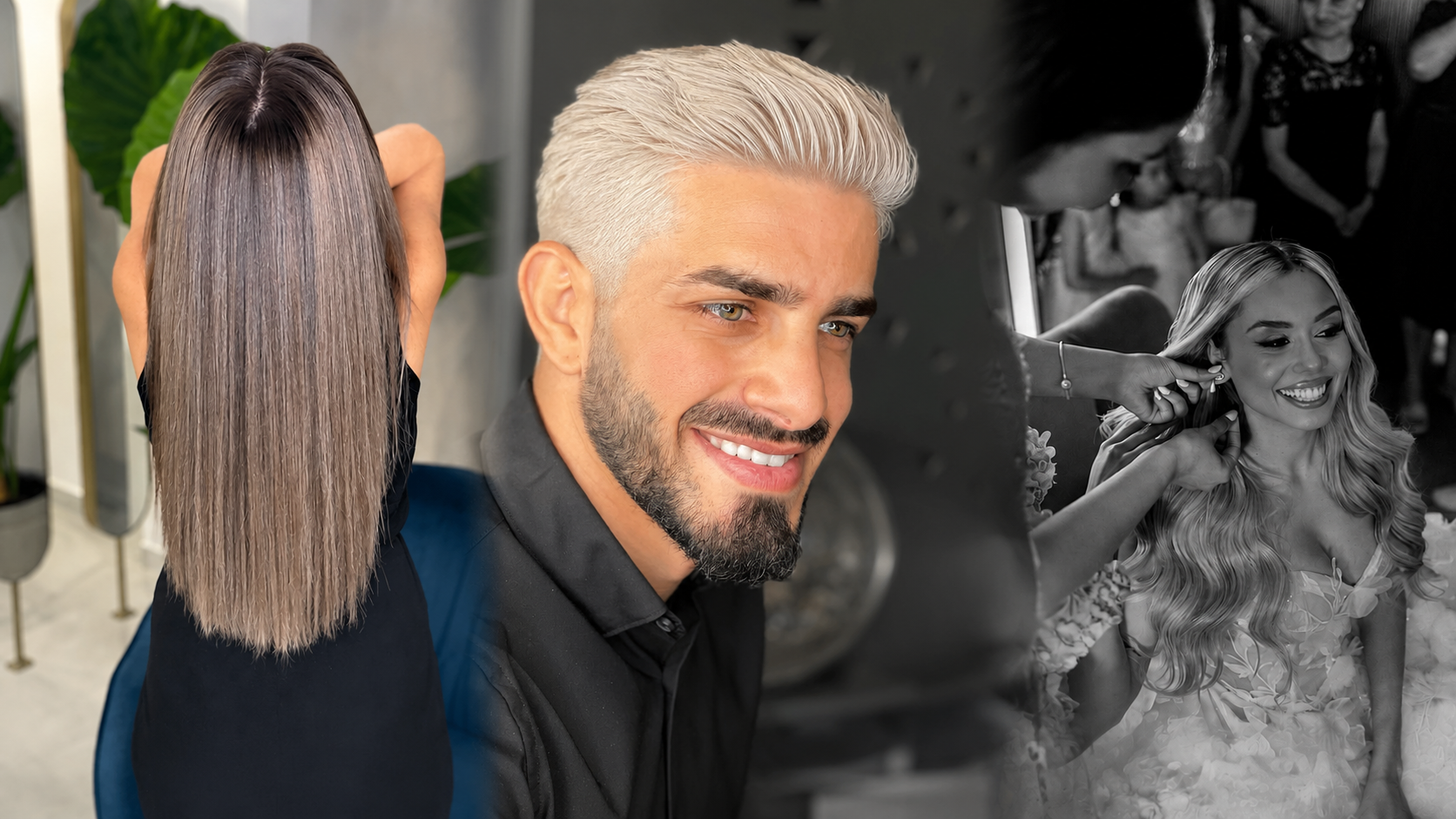 Real hair transformations by Giannis Karaolis | colour, blonde and bridal styling